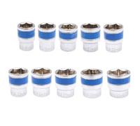 Vilgftyiet 10-Piece 1/2" Drive Hexagon Socket Set Metric Sockets 18-32mm | Includes ten metric socket sizes from 18mm to 32mm, you always have the right tool for mechanical maintenance.