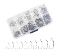 Vilgftyiet 100pcs High Carbon Steel Fishing Hooks 3 Point Flip Treble Hooks for Lure Bait, S-Shaped Anti-Slip Design with Razor-Sharp Tip, Compatible with Carp Bass Grass Carp, 13-29mm