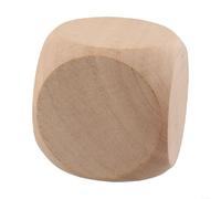 Vilgftyiet 10PCS Blank Wooden Dice Set - Unfinished 40mm/50mm/60mm Cubes for DIY Crafting - Paintable, Engravable Game Pieces for Board Games, D&D, Education (Choose Your Size)(40m)