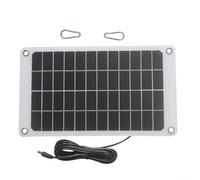 Vilgftyiet 10W Portable Solar Panel for Easy DC Charging, Lightweight for Camping, Hiking, Renewable Energy Source for Outdoor Use, with Versatile 12V Interface, Easy Setup and Use