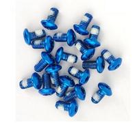 Vilgftyiet 12pcs for Bicycle Brake Disc Bolts M5x9mm T25 Torx Steel Disc Mounting Screws for Compatible Disc Brake Bikes, Black/Yellow/Blue/Red/Green/Purple