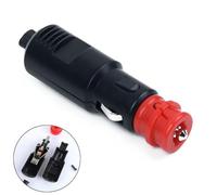 Vilgftyiet 12V 24V Male Car Cigarette Lighter Socket Connector with 8A Fuse, for Automotive Accessories, Dimensions 8.2 x 2.5 x 2.5 cm, Compatible with 0.83 inch (21 mm) Plug