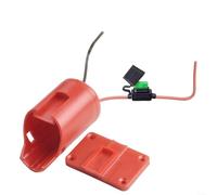 Vilgftyiet 12V Battery Adapter Case with Fuse and 12AWG Wire Terminal for Secure Power Connection, Compatible with 48-11-2450 Battery Model, Easy Installation for Various Power Applications