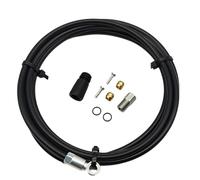 Vilgftyiet 200 cm Hydraulic Disc Brake Oil Hose with Olive Insert Set for Shimano SLX/XT/XTR Bicycle Components, Black B Set