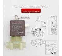 Vilgftyiet 230V Normally Closed Solenoid Steam Valve PA66 Coffee | 2/3-way models with PA66 construction for reliable coffee machine steam control
