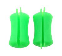 Vilgftyiet 2P3s Portable Fishing Rod Holder with Fixed Ball, Rubber Fishing Pole Clip for Secure Rod Rest - Black/White/Yellow/Green/for Orange/Night Light, 6.2 x 3.8 cm