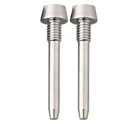 Vilgftyiet 2pcs Alloy Brake Pad Retaining Pin for Magura MT2/MT4/MT5/MT6/MT8 Disc Brake Calipers - 26mm Black or Rainbow Gold TITANIUM