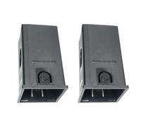 Vilgftyiet 2pcs Square Tube Insert Sleeve Converter 60mm to 50mm for Fitness Equipment - Plastic Exercise Bike Adapter, 48/100/200mm Length Options 100mm