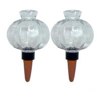 Vilgftyiet 2pcs Transparent Lantern Style Self Watering Devices for Potted Plants Automatic Watering System Adjustable Drip Irrigation for Indoor Outdoor Home Garden Low Maintenance Plant Care