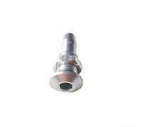 Vilgftyiet 2pcs Water Motor Cooling Pipe Fitting 20mm 25mm Joint Aluminium for DIY Model Boat Methanol Ship(M6 Thread)