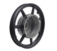 Vilgftyiet 36T Folding Ebike Wheel for 500W Motor, 14 Inch Alloy for Bicycle Motor Case Compatible with Most Folding Electric Bikes, Black/Silver