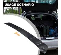 Vilgftyiet 3D Carbon Fiber Trunk Tail Sill Sticker for Car Rear Bumper Guard Trim - PVC Door Threshold Cover, 100 cm, Scratch-Resistant, Easy Install