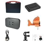 Vilgftyiet 4.3-inch IPS Fish Finder with 195° Wide-Angle Camera, IP68 Waterproof for Shark Base Fishing - 5000mAh Battery, Night Vision & Anti-Shake Design 4.3-inch IPS+15M