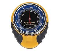 Vilgftyiet 4-in-1 Outdoor Altimeter Barometer Thermometer with ABS Housing, Dial Diameter 60 mm, for Hikers and Wilderness Explorers