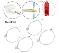 Vilgftyiet 4-Pack Fluid Film Nozzle Extension Hose for Aerosol Spray Cans, 50 cm (19.7 in) Length, Compatible with Undercoating Applications for Automotive Rust Prevention