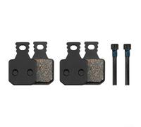 Vilgftyiet 4-Piston Disc Brake Pads for Magura MT5 MT7 from 2015, Semi-Metallic Compound with Low Noise, Includes 4 Pads and 2 Screws for Precise Fit, Ideal for Mountain Biking