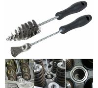 Vilgftyiet 4E/DT466/VT365, for Chevrolet 6.6L, Cummins 5.9L/6.7L Fuel Injector Sleeve & Bore Cleaning Brush Kit - Stainless Steel, Rust-Resistant, ABS Handle