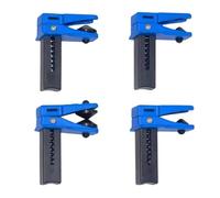 Vilgftyiet 4Pcs Brake Oil Pipe Nozzle Clamp Tool, Blue and Black, for 3/8", 5/16", 1/2" Banjo Fittings, Direct Replacement Automotive Tubing Prevent Clip