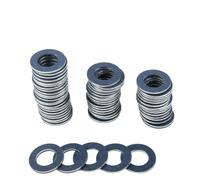 Vilgftyiet 50-Piece Oil Drain Sump Plug Washers Kit for Toyota, Lexus, Scion - 12mm Replacement Gaskets Compatible with OE 90430-12031, 90430-12028, 095-156, 65394