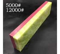 Vilgftyiet 5000/12000 Grit Double-Sided Whetstone Sharpener for Kitchen Cutlery, for PRECISION Tools and Sushi Knives, Coarse and Fine Sharpening Stone with Non-Slip Base, Red and Green