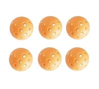 Vilgftyiet 6-Pack Glow-in-the-Dark Pickleball Balls for Indoor & Outdoor Play - Premium PE Material, 2.87-Inch Diameter, 40-Hole Aerodynamic Design, Official Weight (0.92 oz), Includes Storage Bag