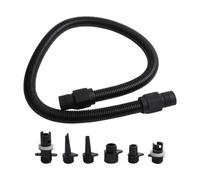 Vilgftyiet 6-Piece Inflatable Boat Pump Valve Adapter Kit with 3.3 ft Hose for Kayak, Paddleboard & Inflatable Bed - ABS Plastic with tube