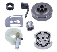 Vilgftyiet 7-Piece Chainsaw Clutch Kit With Oil Pump Replacement Components For H137 Power Tool