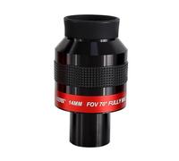 Vilgftyiet 70° Flat Field Parfocal Ultra Wide Angle Eyepiece for Astronomical Telescope - 7mm/14mm/22mm, 1.25" Aluminum Alloy with FMC Coating focal length 14mm