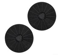 Vilgftyiet Activated Carbon Range Hood Filter Kitchen Ventilation System Air Purifying Replacement Filters General Size 150X30mm Black Non-Woven Material 2 Pack