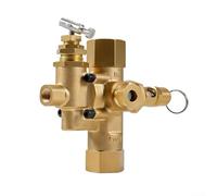 Vilgftyiet Air Compressor Unloader Valve for T30 Series, Pilot Check Valve Replacement OEM 49816283C, Brass 5/8 Inverted Flare to 1/2 FNPT Tank Port