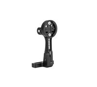 Vilgftyiet Aluminium Alloy Bike Computer Mount with Light Stand for Garmin, Bryton, Wahoo, and Cateye - Adjustable 15 cm Bracket, Black B