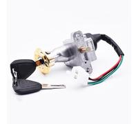 Vilgftyiet Aluminum Alloy Battery Case Lock for Electric for Bicycle with Ignition On/Off Key Switch, Compatible with Head Type E-for Bike Models