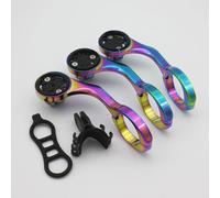 Vilgftyiet Aluminum Alloy for Bike Computer Mount for Garmin for WAHOO for Bryton, 31.8mm Handlebar Compatible, Extended Stem Bracket with Base Tape, Lightweight & for DURABLE Design