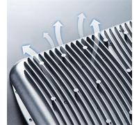 Vilgftyiet Aluminum Defrosting Board for Thawing Meat, Non-Stick BBQ Thaw Tray, Kitchen Thaw Plate 29.5 x 22 cm, Black