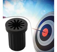 Vilgftyiet Arrow Broadhead Wrench Tool for Installing and Removing Arrowheads - 12-Slot Plastic Adjusting Wrench Compatible with Compound & Recurve Arrows, Black, 7g