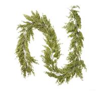Vilgftyiet Artificial Cypress Leaf Rattan 180cm Christmas Garland for Table