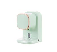 Vilgftyiet Automatic Toothpaste Squeezer Dispenser and Wall Mounted Toothbrush Holder with USB Charging, Detachable Design, and Strong Sticker Mount for Bathroom, Black