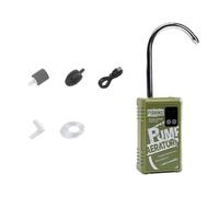 Vilgftyiet Automatic Water Pump 2200mAh for Outdoor Fishing with Intelligent Sensing, Portable Oxygenation and LED Light, Compatible with Fishing Box or Bucket, Green