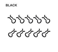 Vilgftyiet Brake Pad Caliper Spring Clips for Shimano XT SLX XTR, Compatible with Formula MEGA Pad Pins, Stainless Steel for Bicycle Brake Replacement Parts, 10-Piece Kit