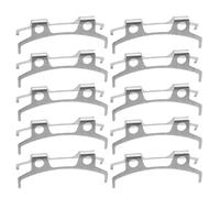 Vilgftyiet Brake Pads Spring Pills for E-Bike and Electric Bicycle - 10pcs Steel Disc Brake Separator with Uniform Bounciness, Silver