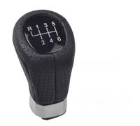 Vilgftyiet Car Gear Shift Knob Head for BMW E30 E36 E46 E60 E90 Manual, PU Leather and Shifter with Textured Grip Design(6 Speed)