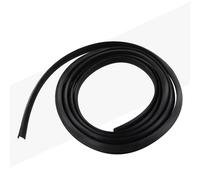 Vilgftyiet Car Window Seal Strip - Rubber Weatherstrip for Gap Filling, Noise Reduction & Rain Leak Prevention, 12x18mm Diameter, 1m/2m/for 4M Length, Black