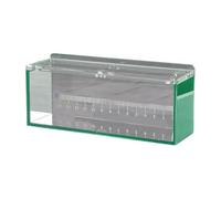 Vilgftyiet Children's Acrylic Fish Viewing and Acclimation Box for Crab, Frog & Small Animals - 16.5 x 5 x 7 cm, Transparent Camping Observation Tool Green