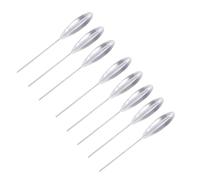 Vilgftyiet Clear Plastic Bobbers for Sinking Fly Fishing Floats 5g/10g/15g/20g, 8pcs Pack, Made of for DURABLE ABS, Transparent Design Less Visible Underwater, Compatible with for Bombarda Rigs