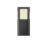 Vilgftyiet COB Rechargeable Work Light - 4-Mode Portable Floodlight with 2000mAh Lithium Battery, ABS + Aluminum, Black, 15×8×5 cm Black
