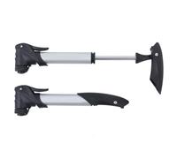 Vilgftyiet Compatible with Presta Schrader Valves, Stainless Steel Tube, 21-28cm Extendable Air Pump for Road Mountain E-Bikes, Motorcycles, and Inflatable Toys