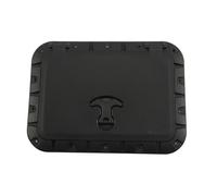 Vilgftyiet Deck Hatch for Kayak and Canoe - ABS Boat Deck Access Hatch, 35 x 25 cm Square Plate with Keyhole Cover, 180° Vertical/Horizontal Opening, Black