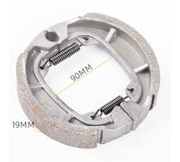 Vilgftyiet Drum Brake Pads for AG50 Electric Scooter and Mini4 Pro - 90 mm Diameter, 19 mm Thickness, Steel-Metal Construction, Quiet & Wear-Resistant