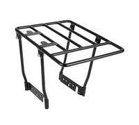 Vilgftyiet Electric Scooter Rear Storage Shelf for Segway Ninebot MAX G30 - Foldable Cargo Rack, 245x190mm, Black, 980g, Heavy-Duty Steel