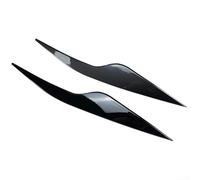 Vilgftyiet Enhance Your For Ford For Focus MK2.5 2008 2011 with Sporty Carbon Fiber Look Eyelids Headlight Eyebrows Trim Made of ABS Material